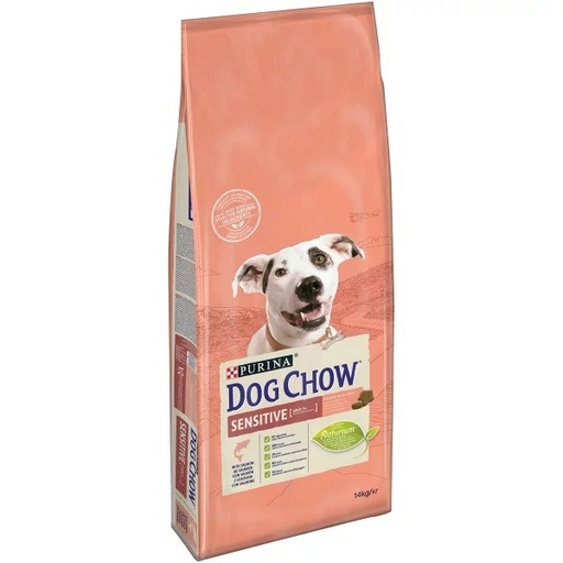 [8244] Purina Dog Chow Sensitive Adult (+1 year) With Salmon Dry Dog Food 14 Kg