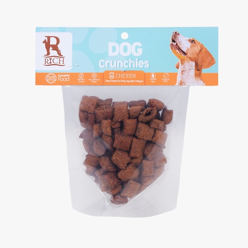 [1158] Rich Crunchies Biscuits Dog Treats With Chicken 100 g