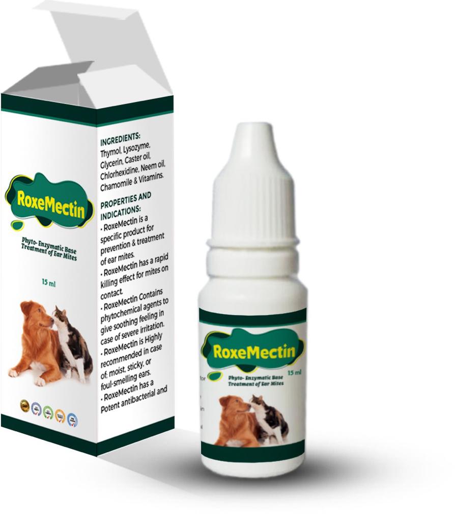 Antiseptic ear outlet drops for dogs