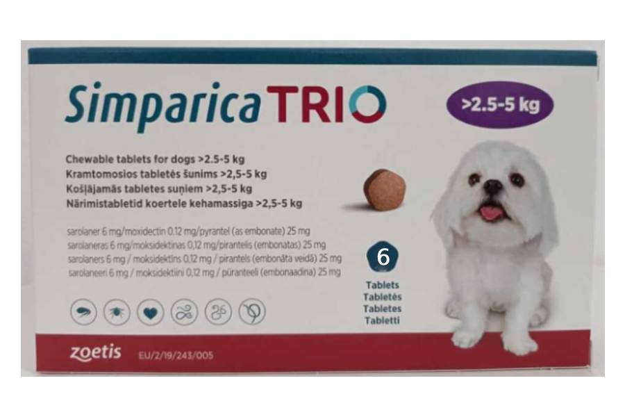 Simparica safe for outlet puppies