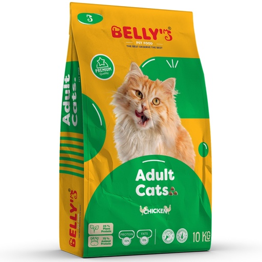 [8420] Belly's Adult Cats Dry Food With Chicken 10 Kg