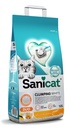 Sanicat Clumping White Duo Vanilla Mandarin Scented Cat Litter 10 L