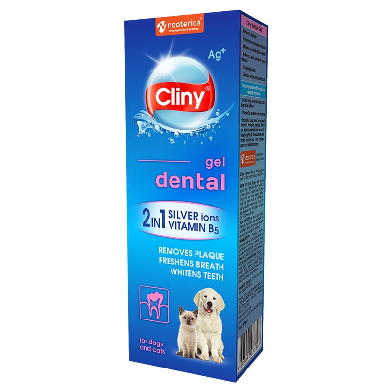 Cliny Dental Cleaning Gel For Cats & Dogs 75ml 
