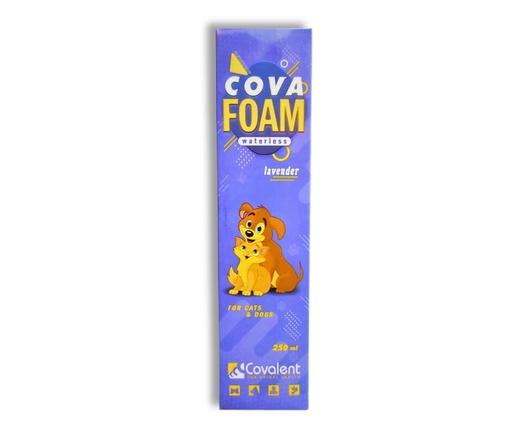 [1781] Cova Foam Waterless Lavender For Dogs & Cats 250 ml