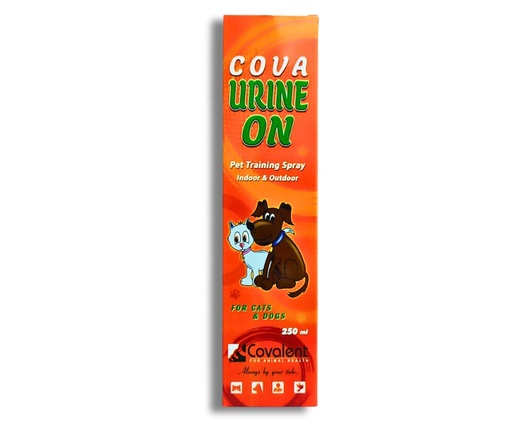 [5233] Cova Urine On Pet Training Spray Indoor & Outdoor For Dogs & Cats 250 ml