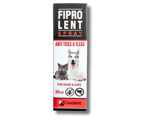 [5486] Covalent Fiprolent Spray Anti Ticks & Fleas For Dogs & cats 30 ml