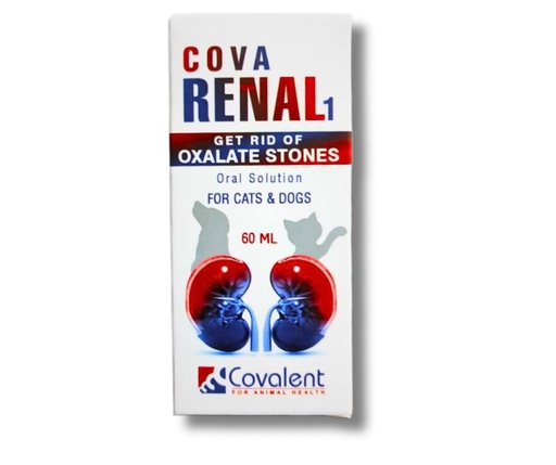 [4546] Cova Renal 1 Oral Solution Get Rid Of Oxalate Stones For Dogs & Cats 60 ml