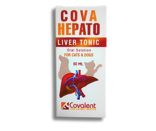 [1004] Cova Hepato Oral Solution Liver Tonic For Dogs & Cats 60 ml