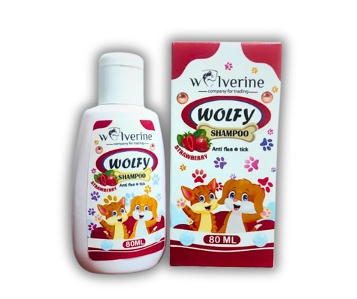 Wolverine Wolfy Shampoo Anti flea & tick 80 ml