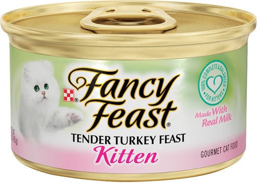 [5008] Purina Fancy Feast kitten Turkey With Real Milk 85 g 