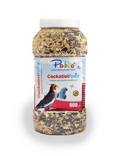 [7024] Pablo Super Premium Bird Food Cockatiel Food 800gm