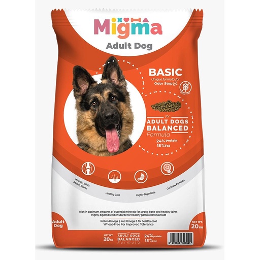 [3077] Migma Adult Dog Basic Dry Food 1 Kg  Repack