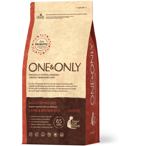 ONE&ONLY Adult Sterilized Lamb & Brown Rice Cat Dry Food 