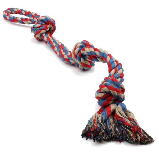 [2788] UE Rope Dog Toy With 3 Knots Large 60cm