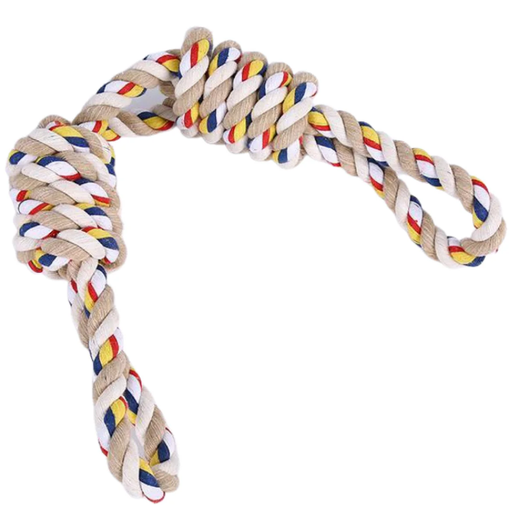 [3859] UE Braided Knotted Rope Dog Toy 50cm