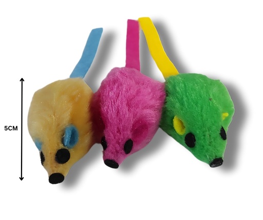 [4007] UE Small Mouse Cat Toy ( 3 Mouses )