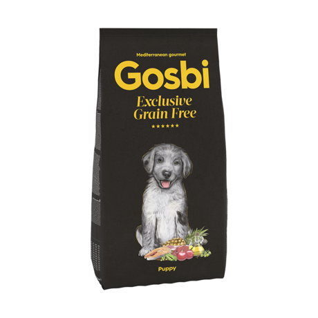 [1075] Gosbi Exclusive Grain Free Puppy Dry Dog Food 3 Kg