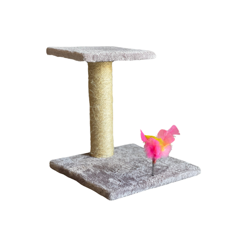 Joya - Small Scratcher With Feather For Cats