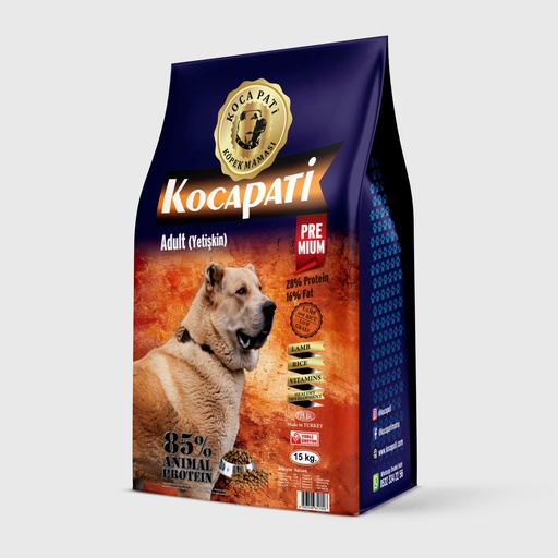 Kocapati Adult Lamb & Rice 85% Animal Protein Dog Dry Food