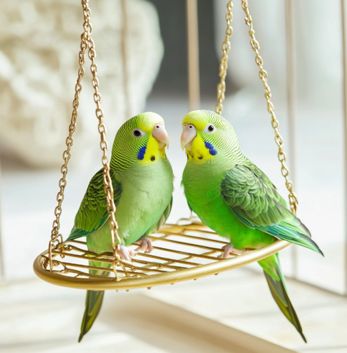 Pair of Charming Budgies – Perfect Companions!