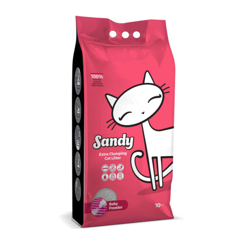 Sandy Extra Clumping Cat Litter - Scented 10 Kg