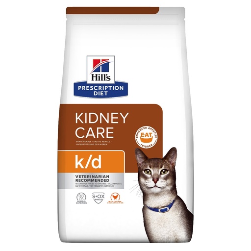 Hills Prescription Diet Kidney Care k/d with Chicken Dry Cat Food 3 Kg