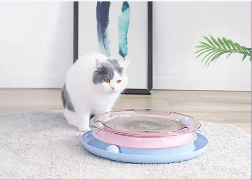 [2754] Naomi 3 in 1 Interactive Play Scratcher & Toy (MP505001)